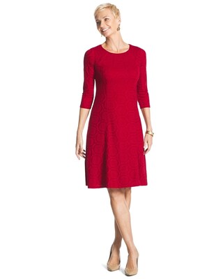 Medallion Red Dress