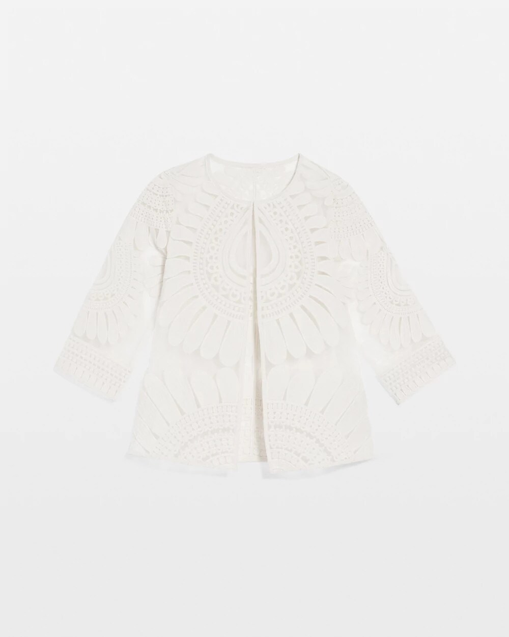 Travelers™ Collection Embroidered 3/4 sleeve Jacket