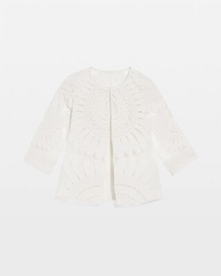 Travelers™ Collection Embroidered Organza Jacket click to view larger image.
