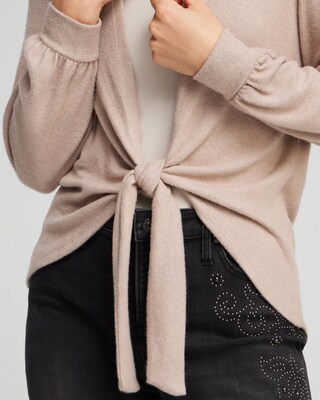 Tie Front Wrap Cardigan