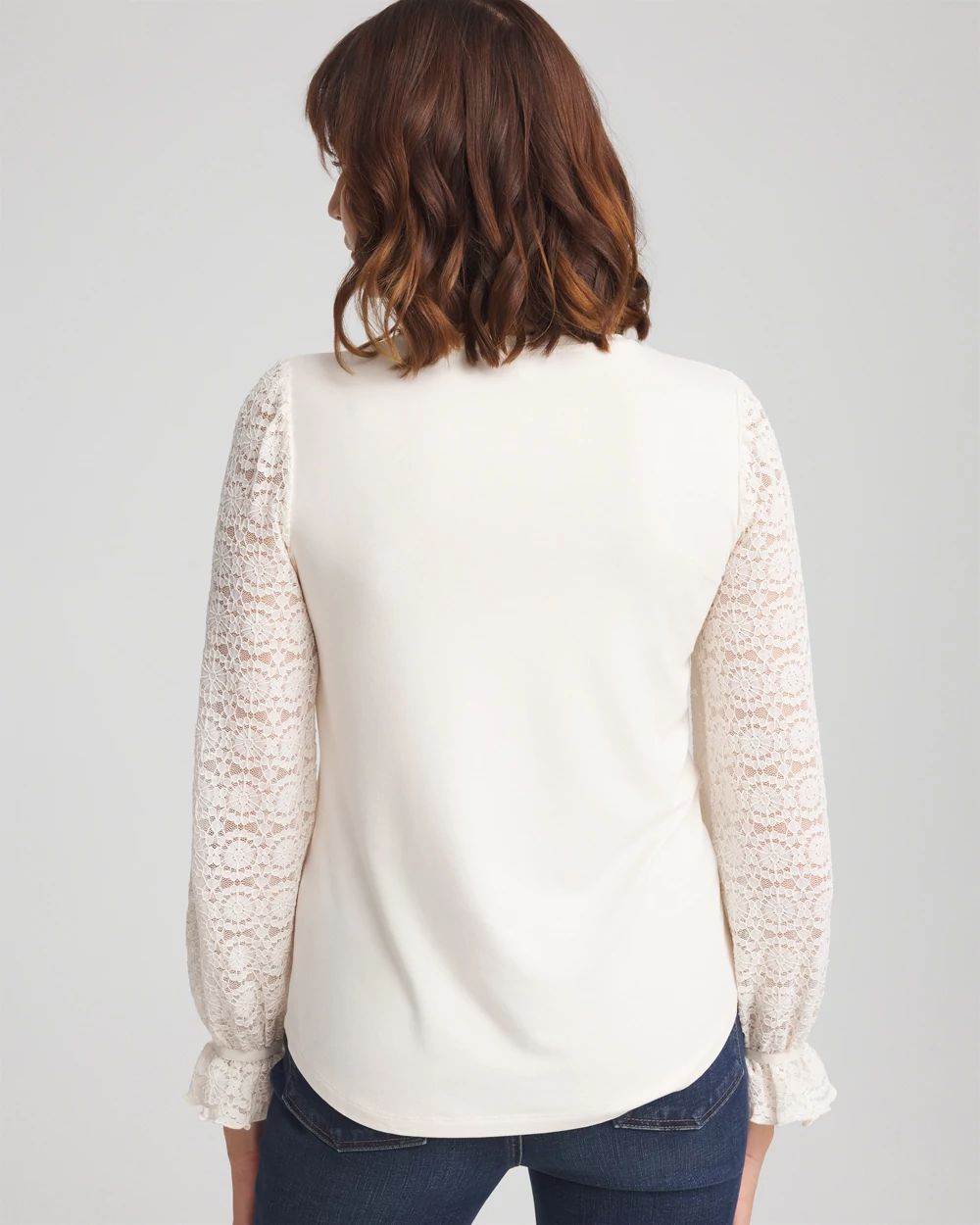 Touch of Cool™ Lace Sleeve Tee