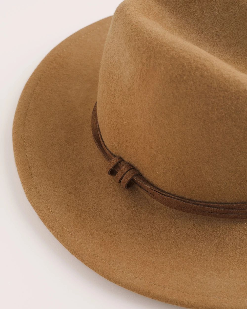Tan Felt Fedora Hat