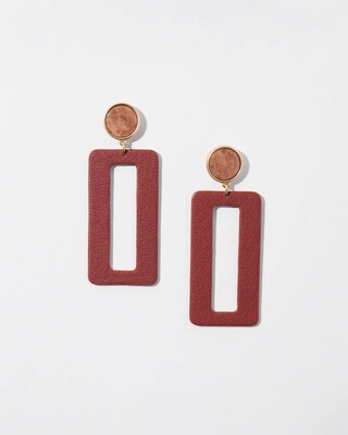 Red Rectangle Hoops