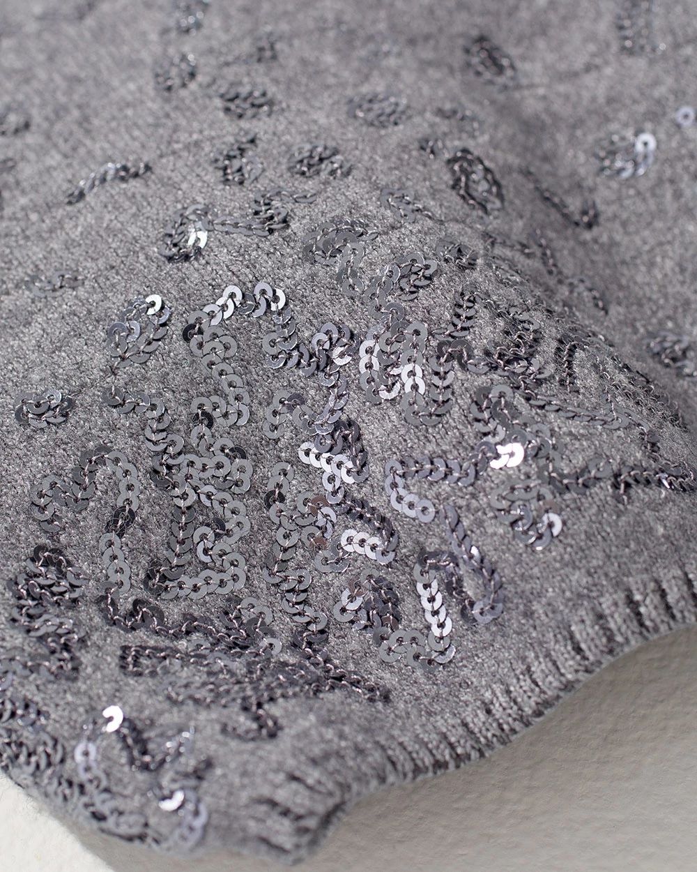 Sequin Skully Hat