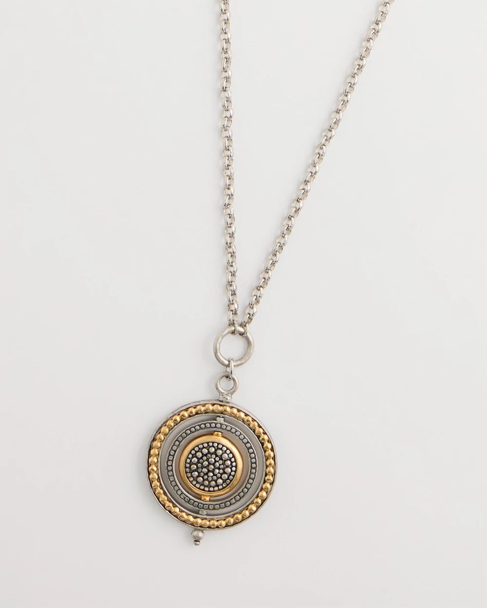 Convertible Medallion Pendant Necklace click to view larger image.
