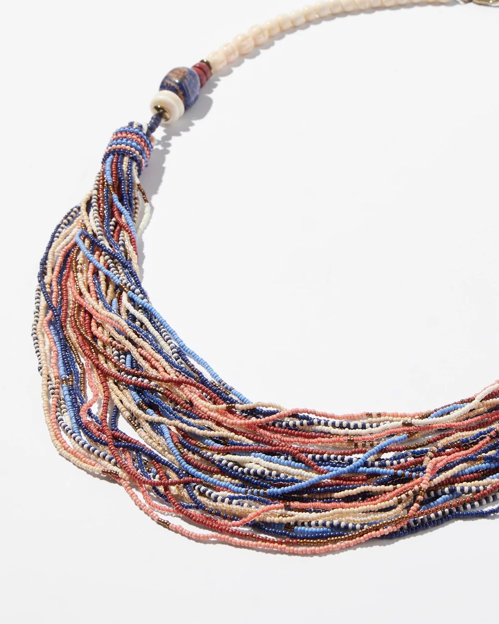 Beaded Multistrand Necklace