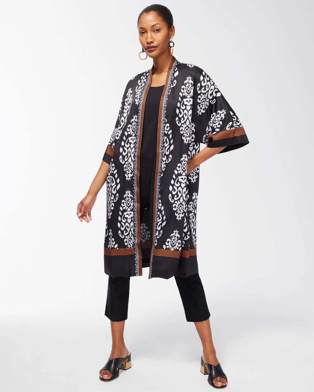 Chiffon Long Kimono