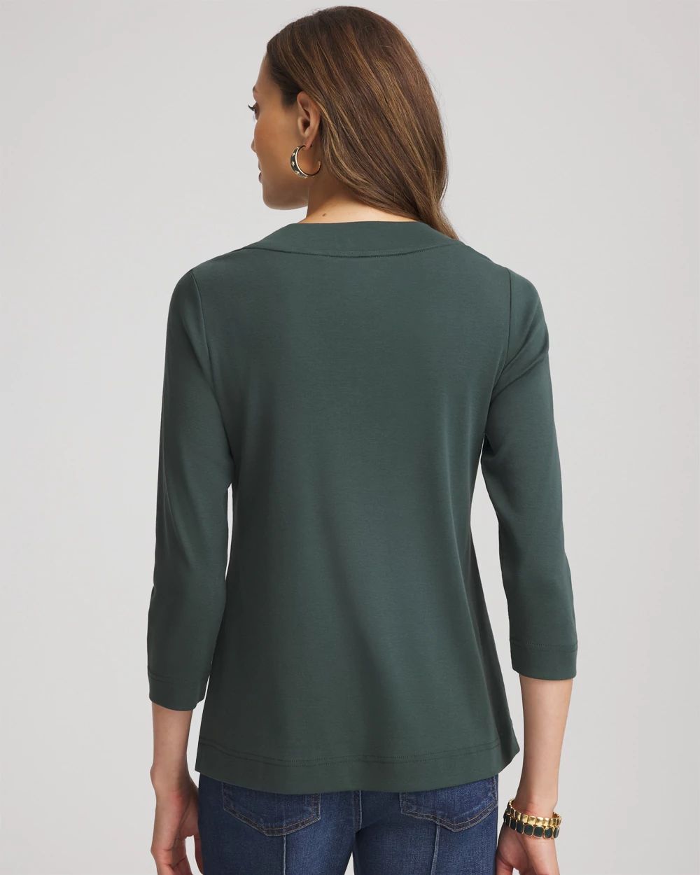 Pima Cotton 3/4 Sleeve Tee