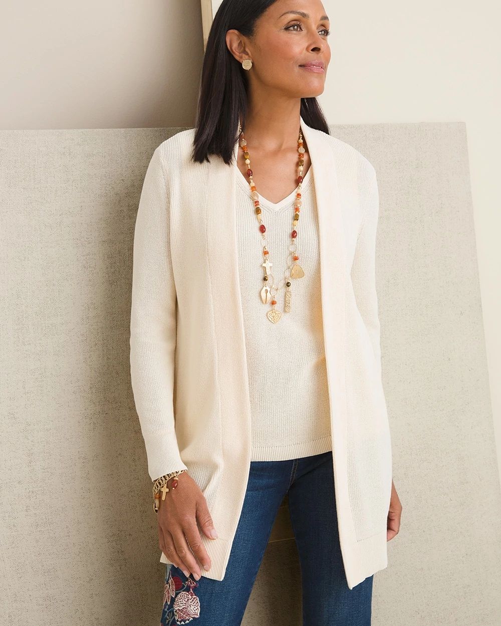 Textured Cardigan