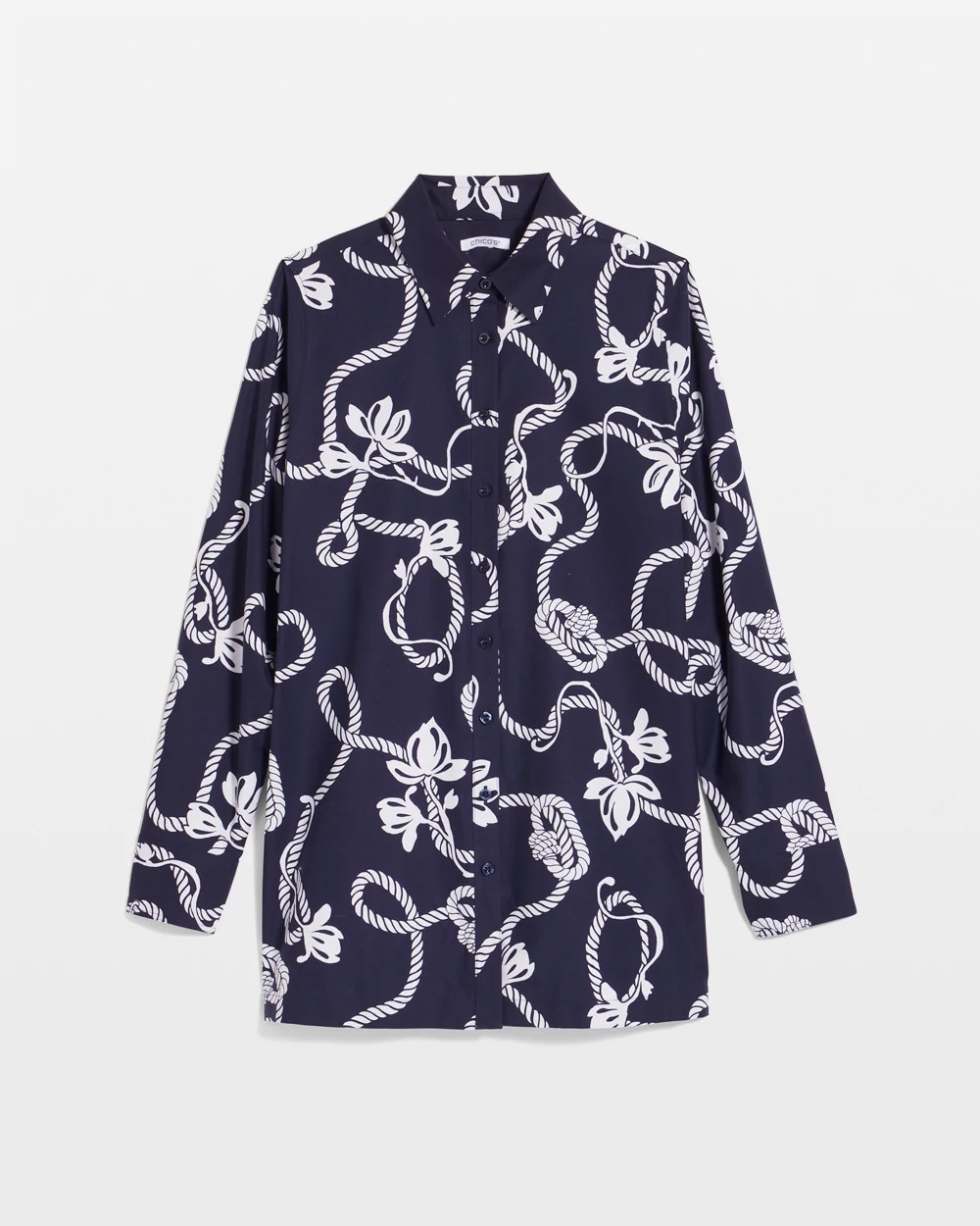 No Iron™ Rope Print Tunic