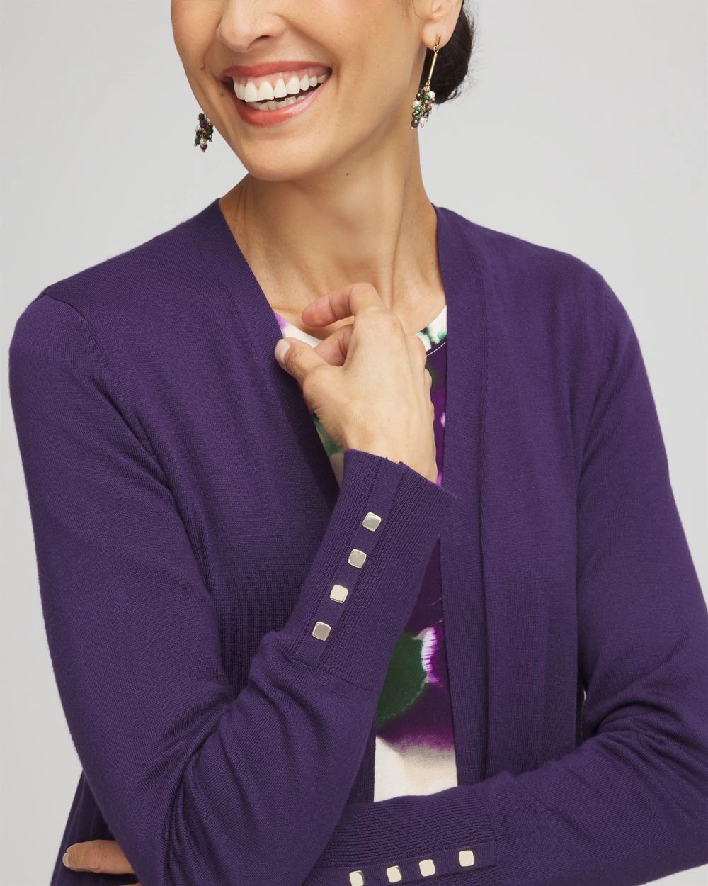 Classic Open Front Cardigan