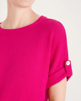 Roll-Tab Sweater Tee