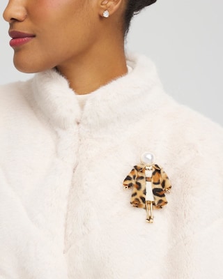 Chico’s Winter Lady Brooch click to view larger image.