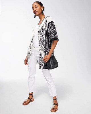 Summer Romance Foliage Midi Cardigan