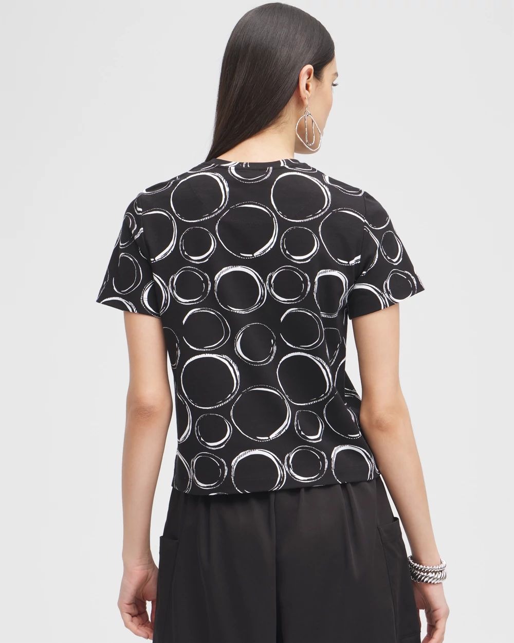 Black Label™ Bubbles Cotton Stretch Tee