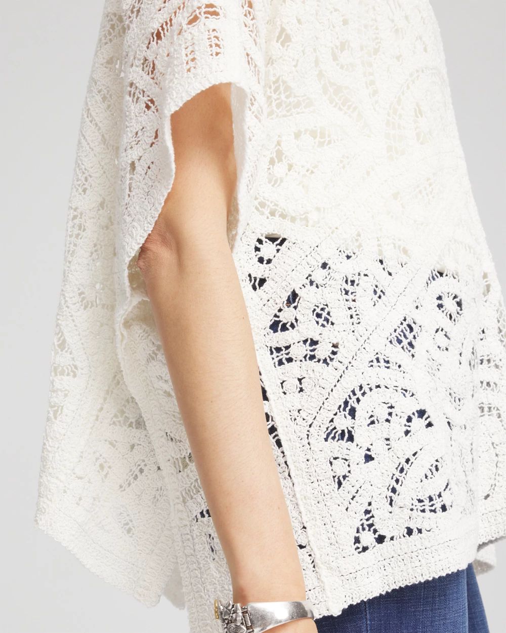 Crochet Lace Poncho