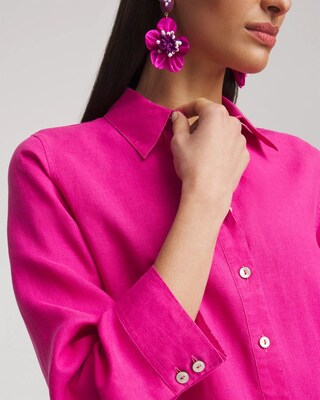 No Iron™ Linen Shirt click to view larger image.