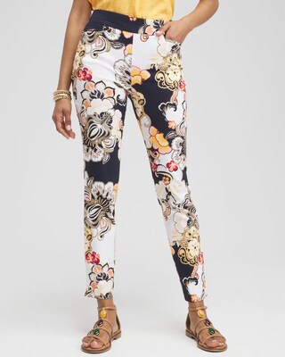 Brigitte Warm Floral Ankle Pants