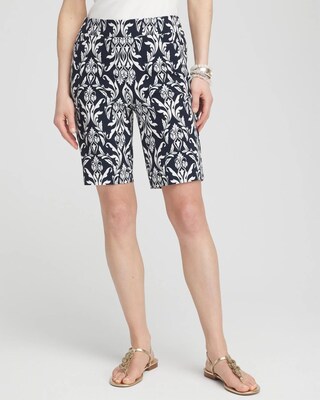 Brigitte 10" Swirl Print Shorts