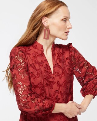 Lace Tiered Midi Dress