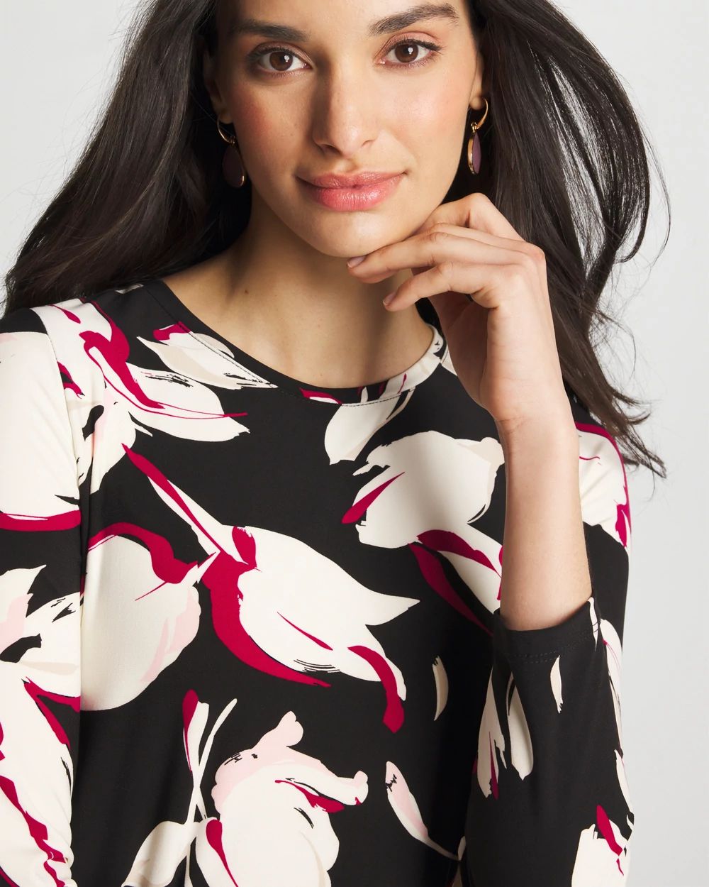 Column Knit Maxi Dress click to view larger image.