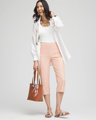Brigitte™ Cross Dye Capri Pants
