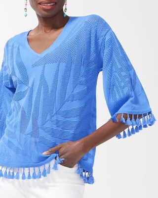 Fringe Pullover Top