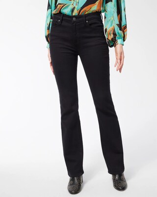 Black High Rise Flare Jeans