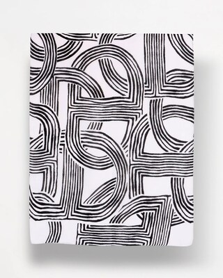 Geo Printed Oblong Scarf click to view larger image.