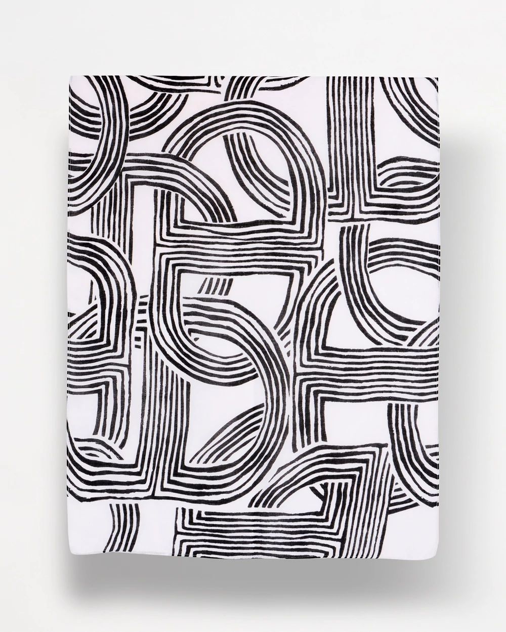 Geo Printed Oblong Scarf click to view larger image.