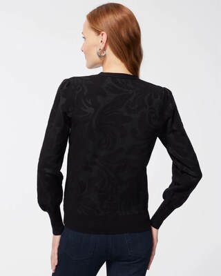 Mesh Jacquard Cardigan