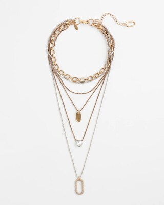 Convertible Mixed Metal Necklace