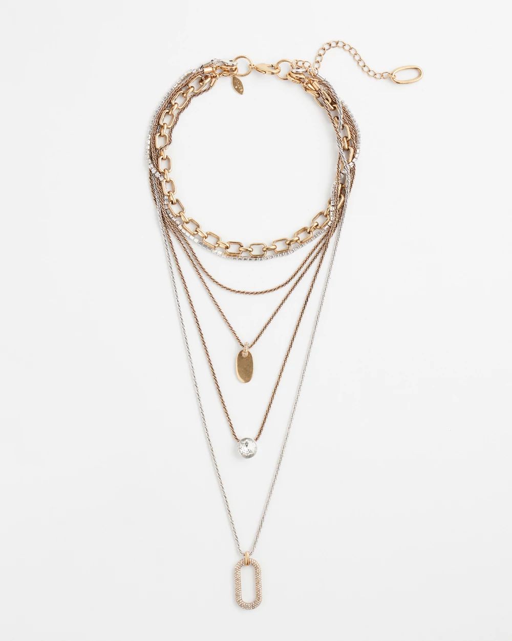 Convertible Mixed Metal Necklace