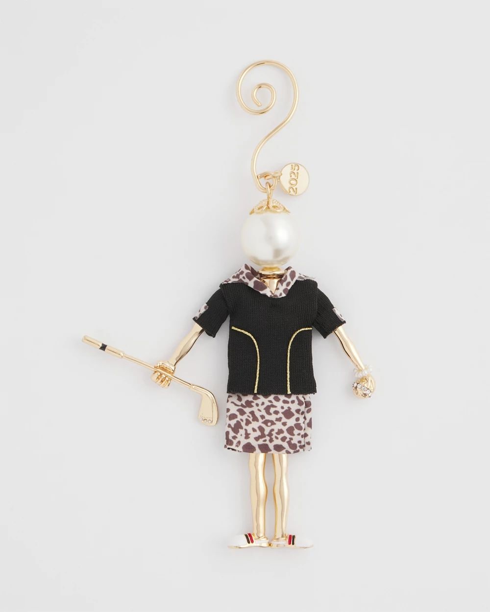 Chico's Golf Lady Ornament