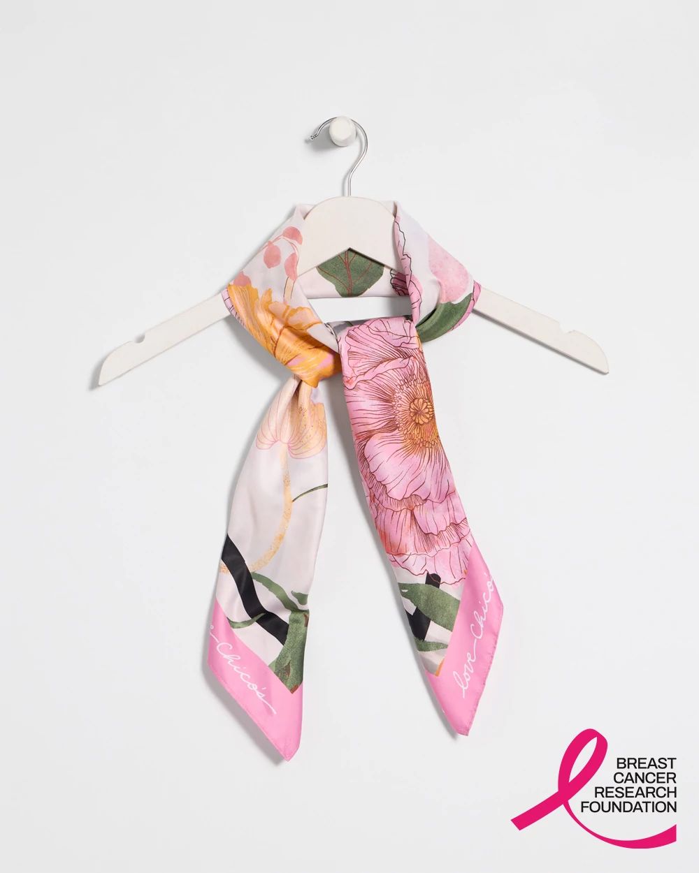 Limited-Edition Floral Animal Print Scarf click to view larger image.