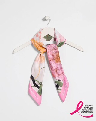 Limited-Edition Floral Animal Print Scarf click to view larger image.