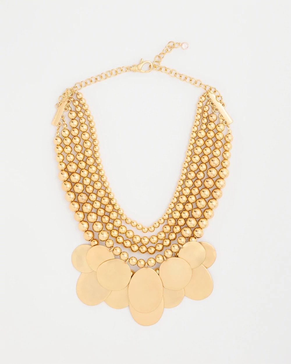 Chico’s Originals Beaded Coin Bib Necklace