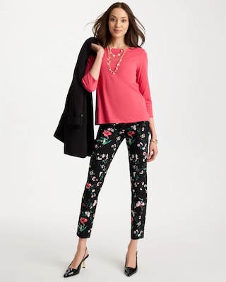 Pima 3/4 Sleeve Tee click to view larger image.