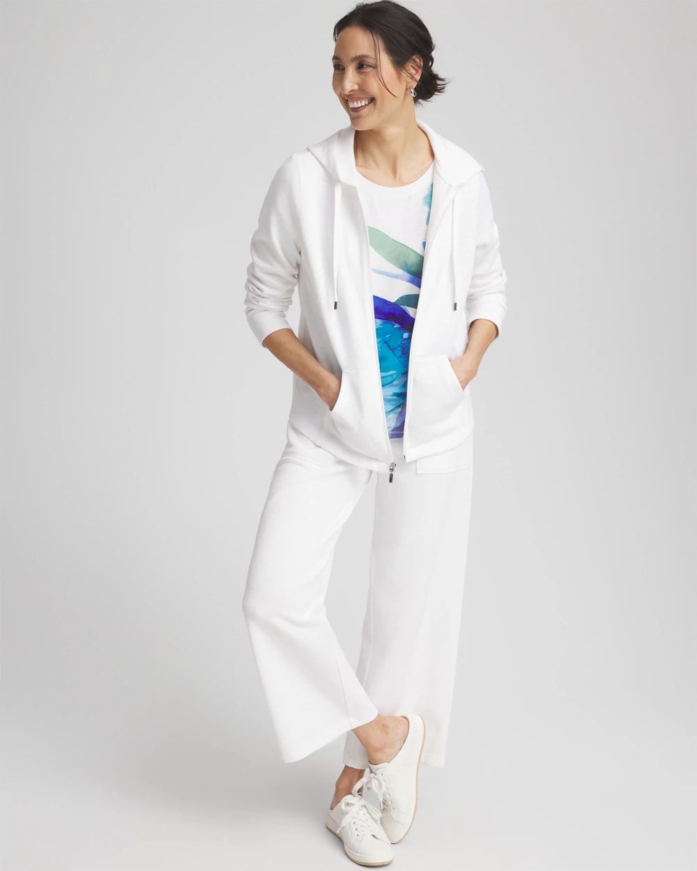 Zenergy® Beach Slub Zip-Front Hoodie