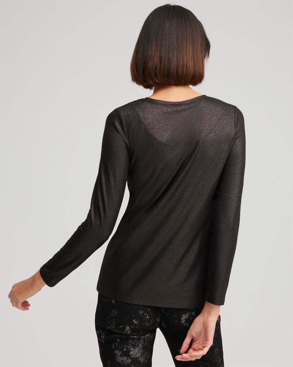 Touch of Cool Metallic Layering Tee