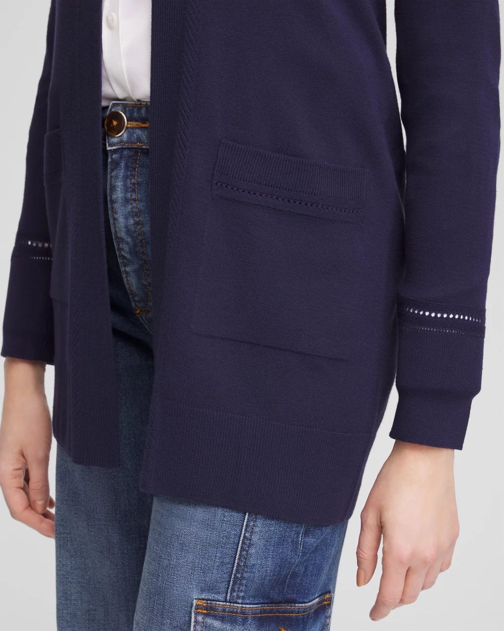 Open-Front Cardigan
