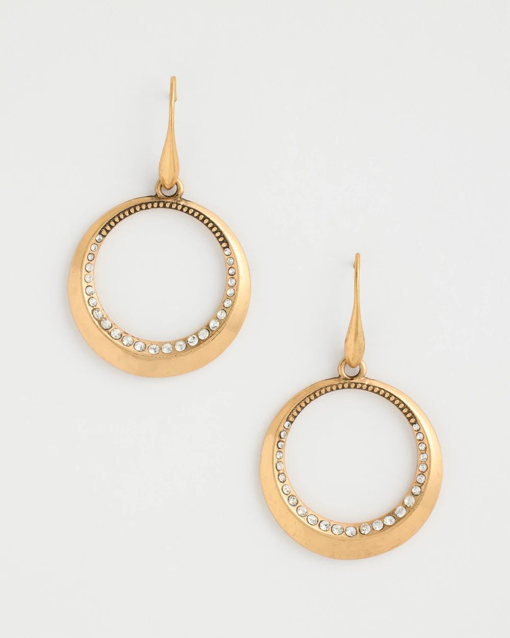 Sparkling Hoop Earrings