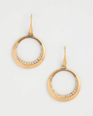 Sparkling Hoop Earrings
