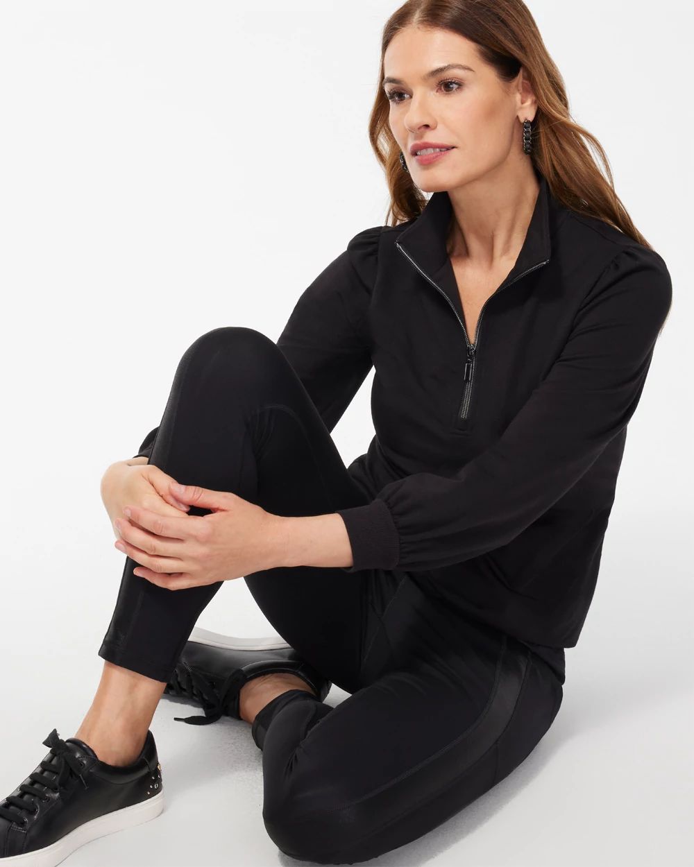 Zenergy French Terry Half Zip Pullover