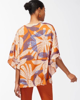 Floral Chianti Poncho