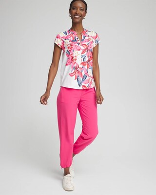 Zenergy® UPF Bungee Cropped Pants click to view larger image.
