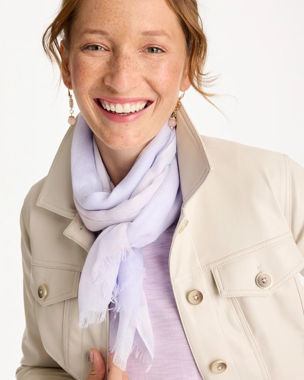 Cashmere Blend Oblong Scarf click to view larger image.