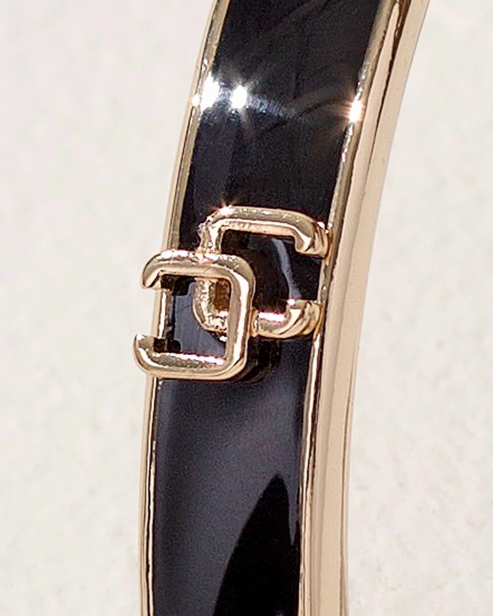 Thin Hinged Bangle Bracelet