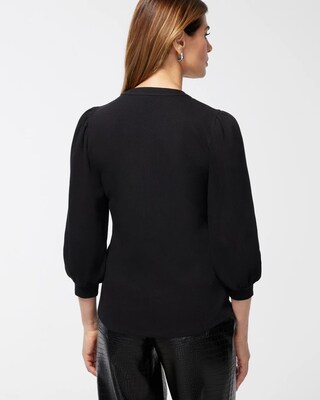 Rib Knit Henley Tee