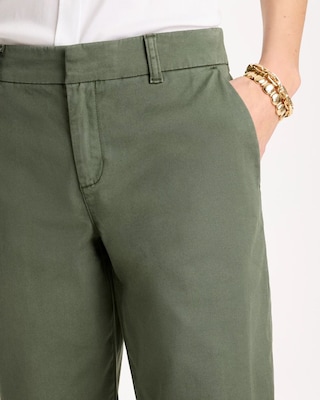 Relaxed Boyfriend Chino Crop Pants click to view larger image.